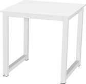 Keukentafel - bureau tafel - 75 cm x 75 cm - wit