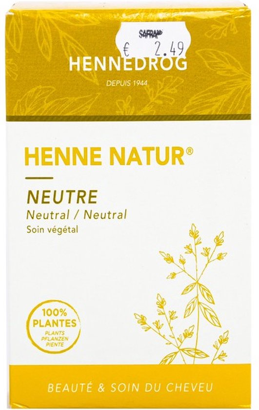 Cône De Henné Naturel 100% - 160g - Avec Huiles Essentielles - Marron - Marque Henna City - Neuf