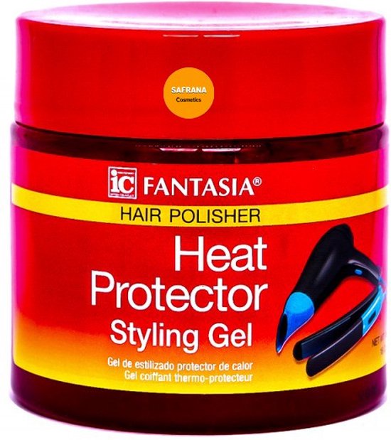 Fantasia IC Heat Protector Styling Gel – 16 Oz, Hitzeschützendes Gel Für Geschütztes Haarstyling