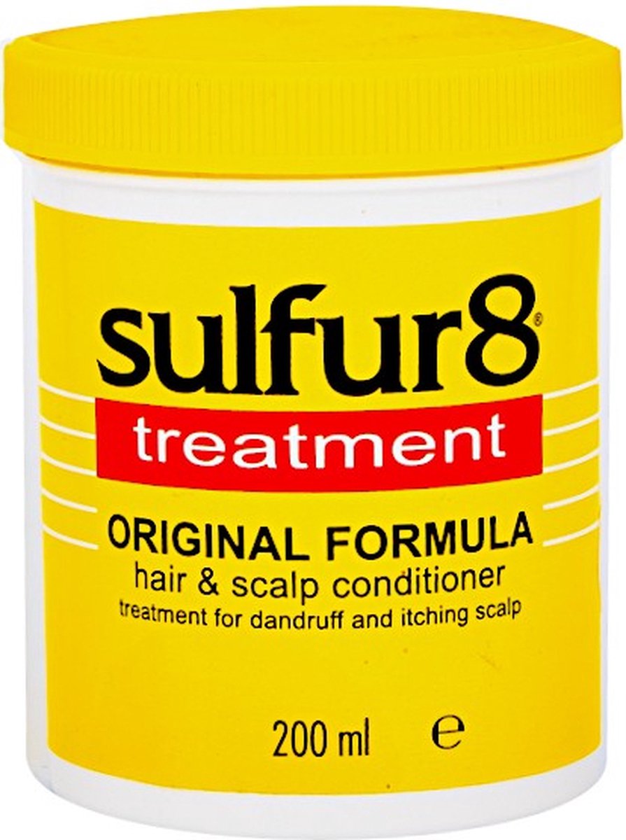 Sulfur 8 Medicated Original Formula Anti Dandruff Hair And Scalp-Conditioner- 200gr