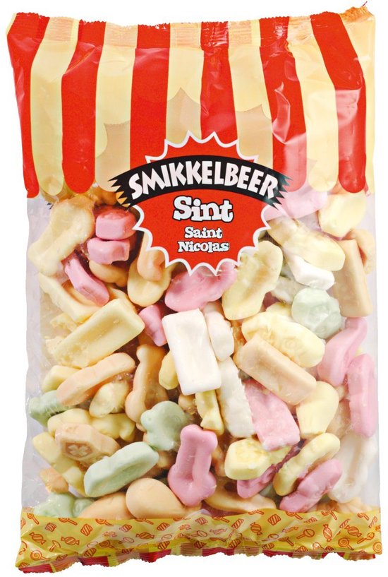 Foto: Smikkelbeer sinterklaas schuimpjes sintschuim 1 kilo