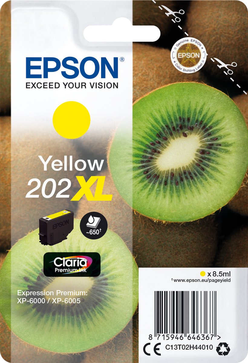 Epson 202 XL YELLOW inktcartridge