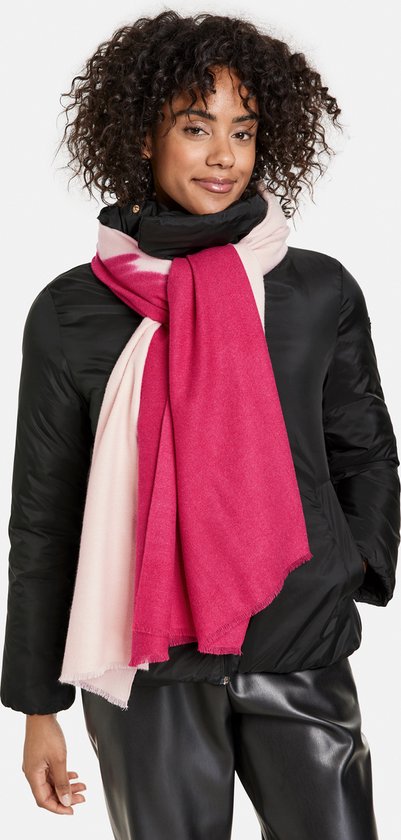 TAIFUN Dames Warme sjaal Cranberry gemustert-99 | bol.com
