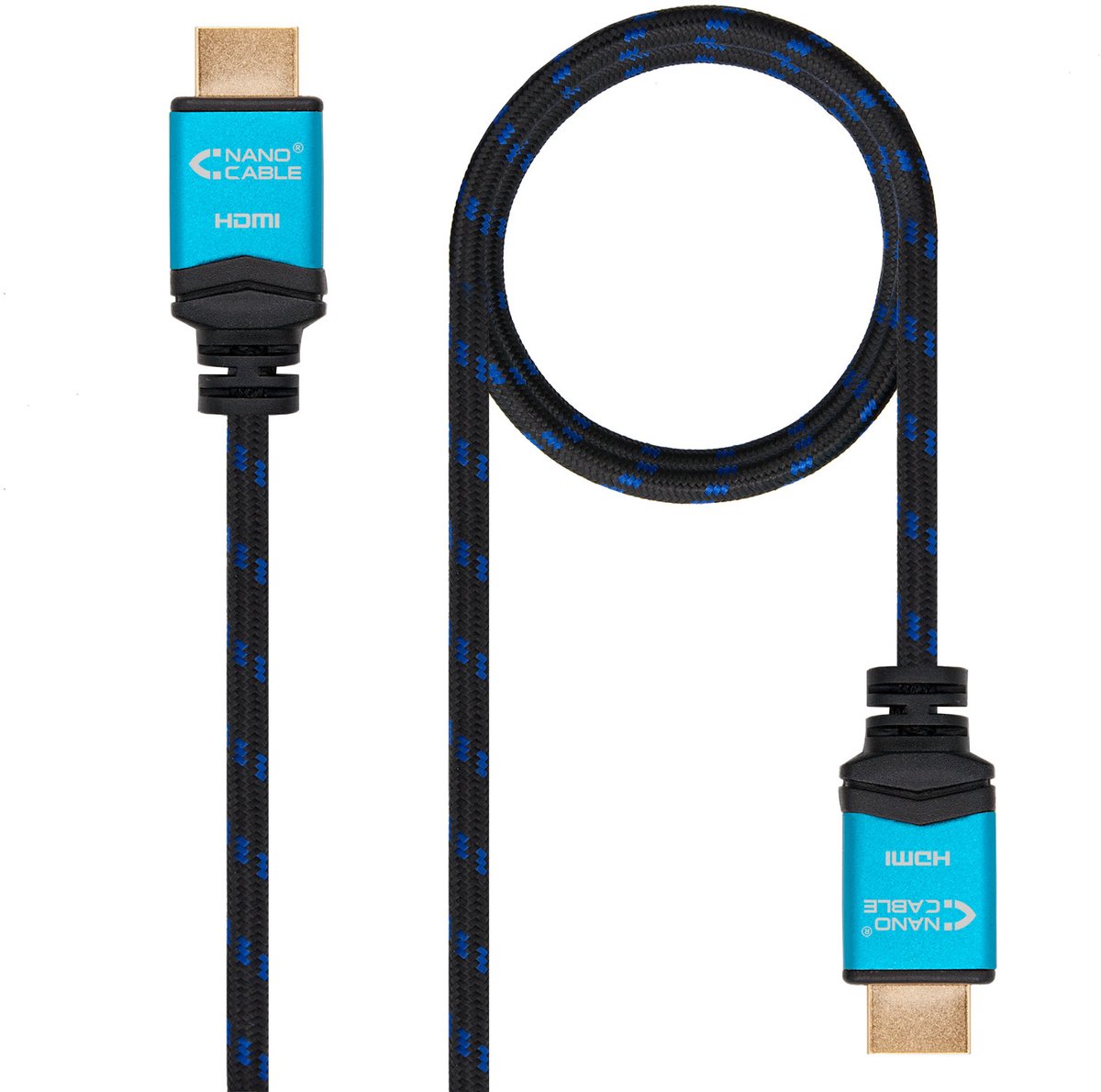 HDMI Cable TooQ 10.15.37 V2.0 Black Blue
