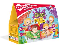 Glibbi Mega Pack - Badspeelgoed - Slijm voor in bad - vanaf 3 jaar - dermatologisch getest
