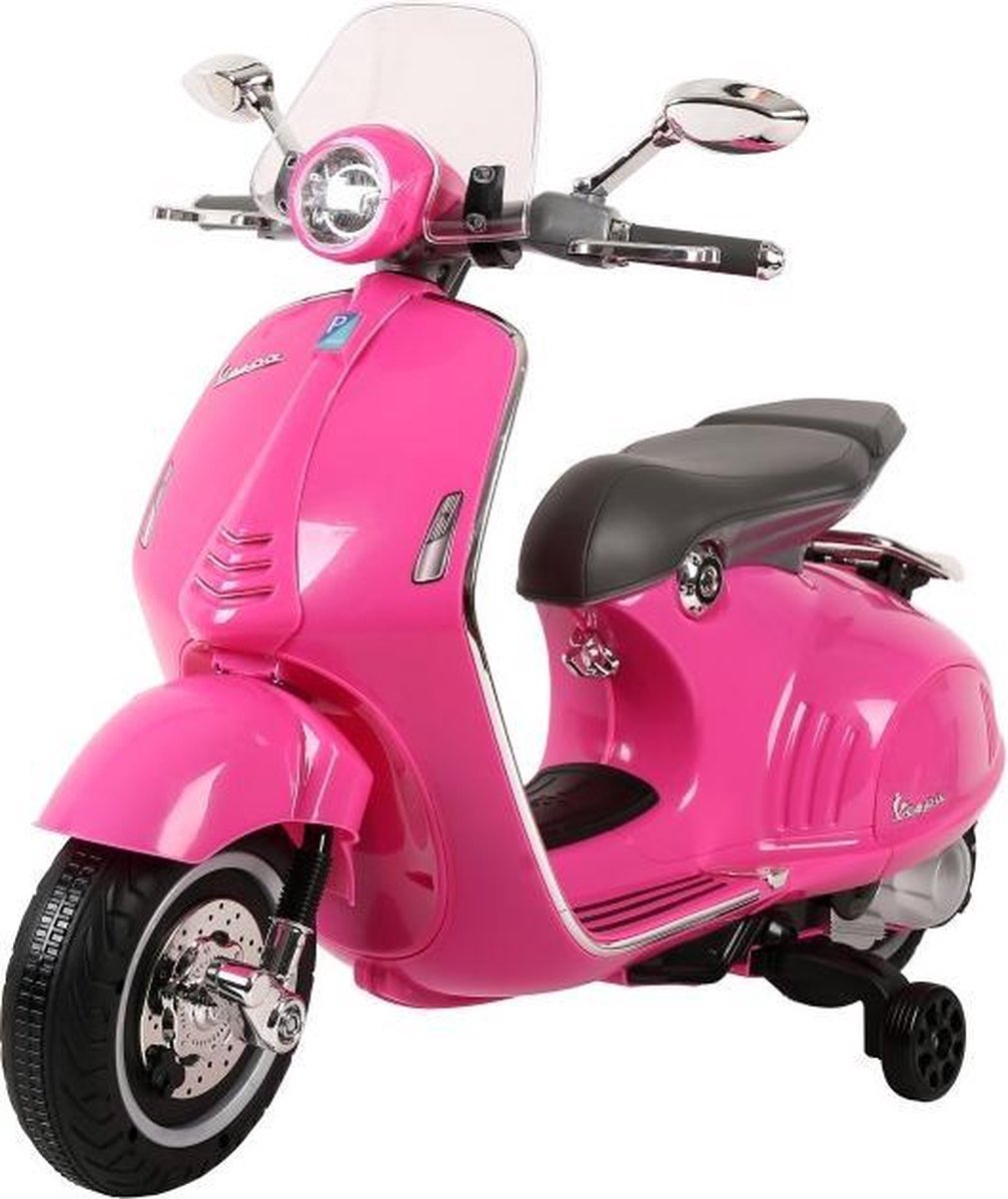 Vespa Piaggio 6V Electrique pour Enfants 6V avec Effets Sonores et