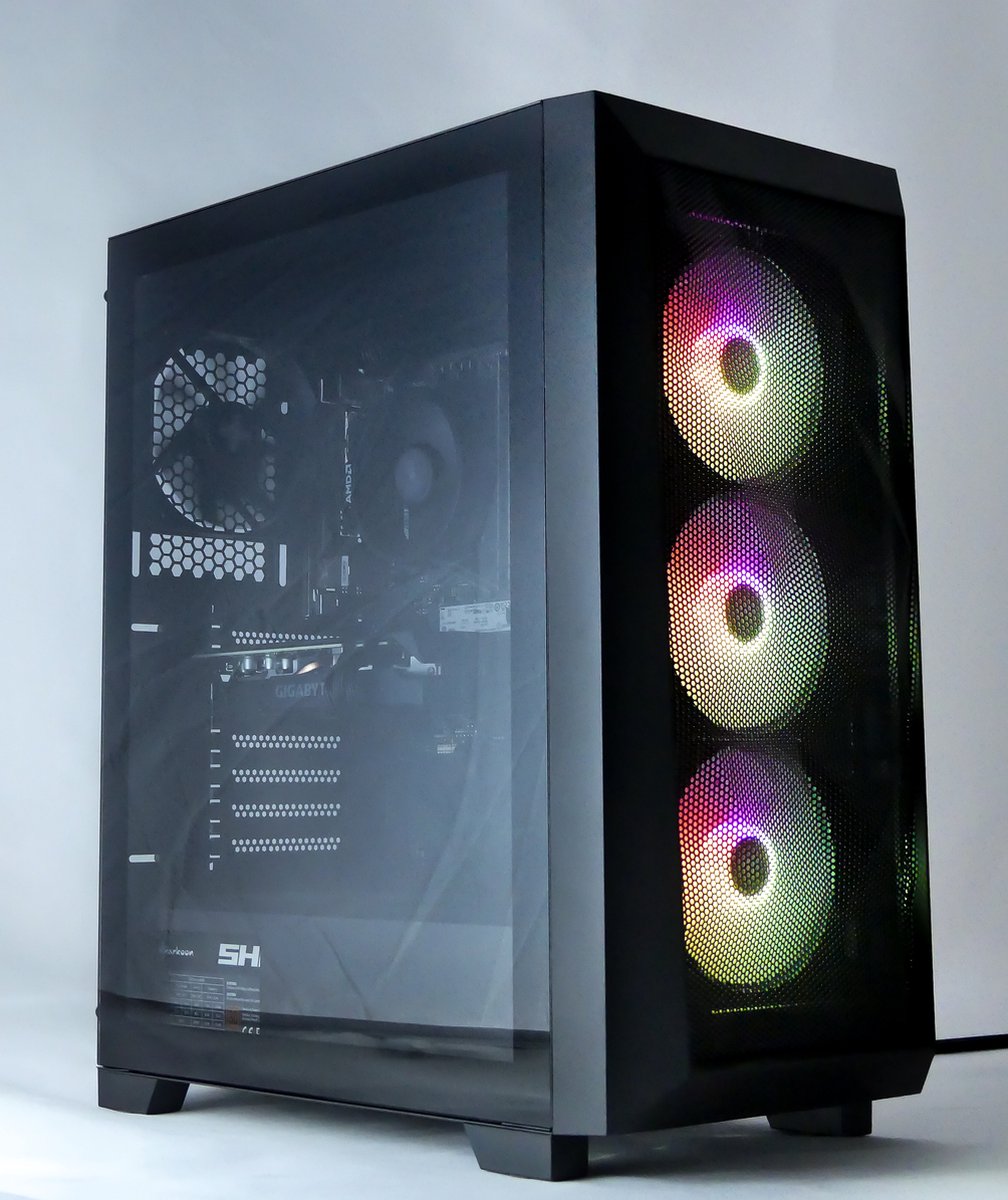 144Hz GeForce RTX3050 Gaming PC Setup Compleet met 27" Curved Gaming Monitor - 16GB RAM - 1TB M2.0 SSD thumbnail 6
