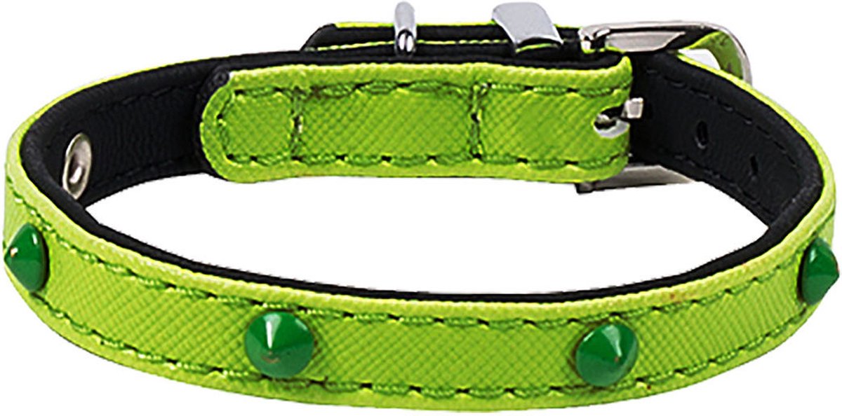 wouapy_petmini_halsband_groen_30cm