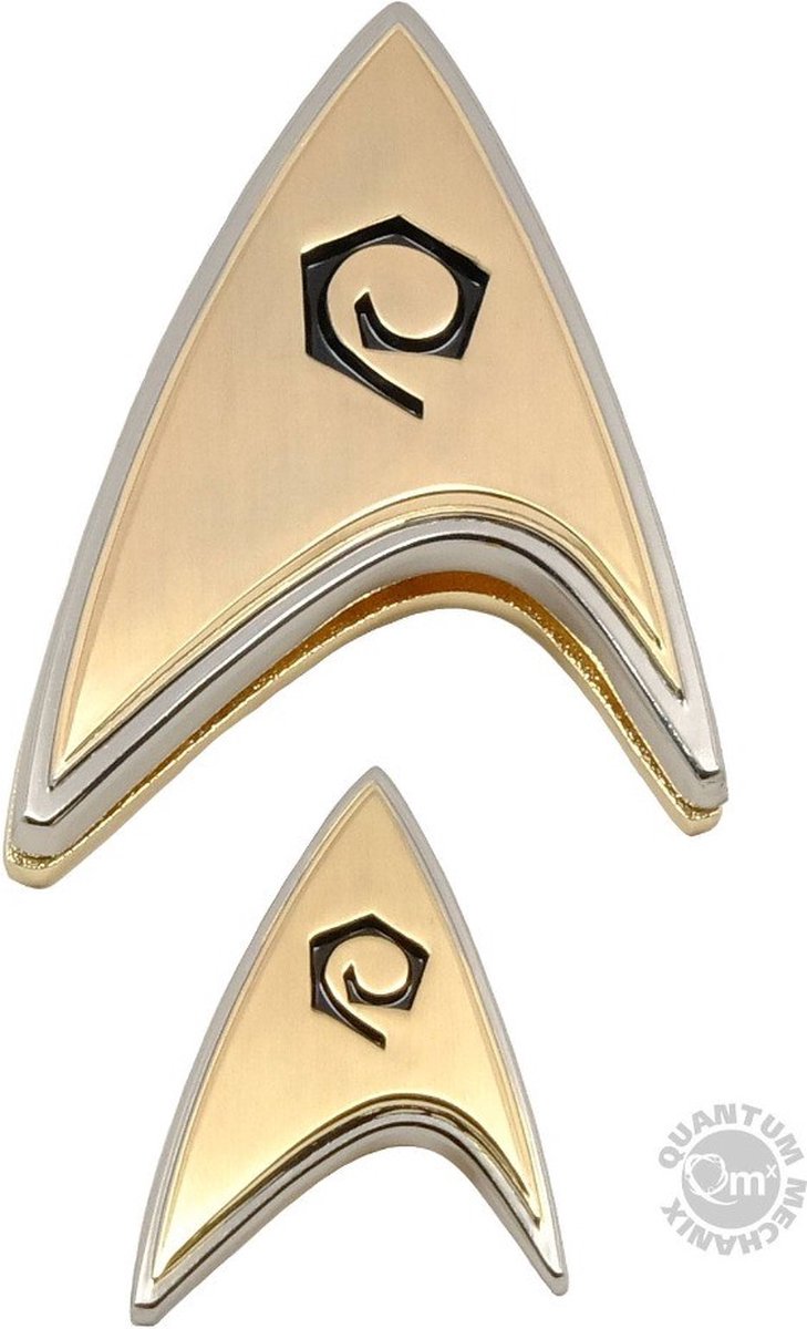 Quantum Mechanix Star Trek Discovery: Enterprise Operations Badge & Pin Set