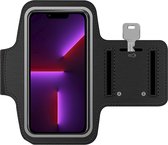 Arara Armband Geschikt voor iPhone 13 Pro sportarmband - hardloopband - Sportband hoesje - zwart