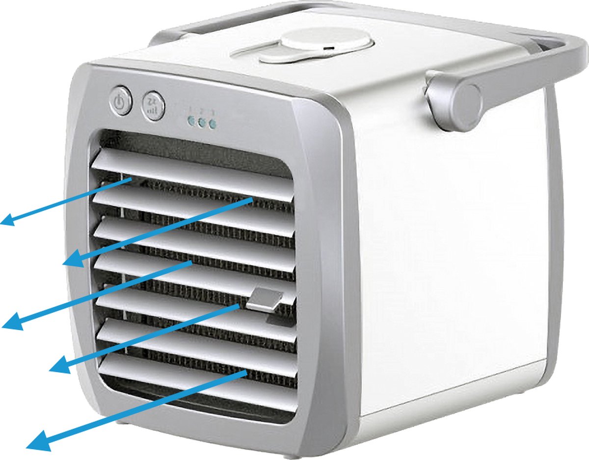 Mobiele mini-airconditioner - Airco met USB aansluiting - 13 x 13 cm