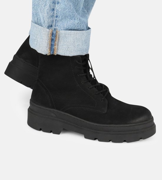 PS Poelman NICO Heren Hoge Veter Schoenen Zwart Maat 46 bol