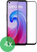 Full Screenprotector 4x Geschikt voor Oppo A96 / A76 / A36 - screen protector - volledige glas - bescherming - beschermglas - ZT Accessoires