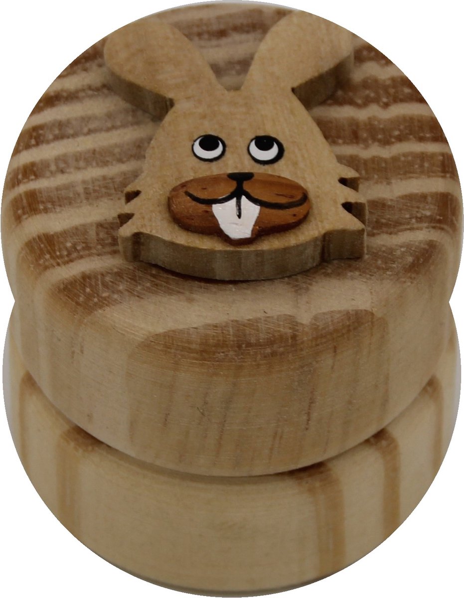 Goedkoopste melktandendoosje Konijn hout haarlokdoosje