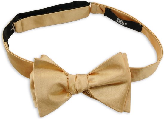 We Love Ties - Noeud papillon polyester satin doré