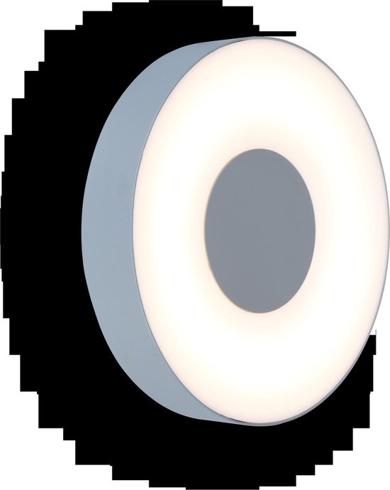 EGLO Grafik Classic Wall Lamp with 1 Light Bulb, Metal and Satin Glass with Line Motif for Living Room or Hallway, E27 Socket