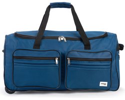 Monzana reistas op wielen 85 liter blauw