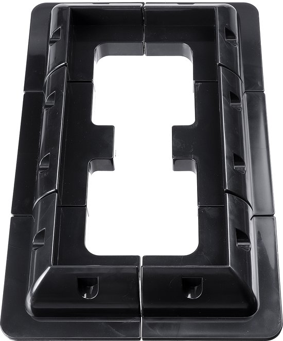 Kit de montage - Support de montage - pour panneau solaire - support de module solaire - pour camping-car, yacht, camping-car, capote de caravane - noir