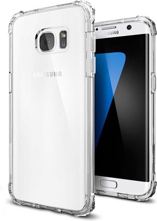 opener voordat rol iParadise Samsung S7 Edge Hoesje - Samsung Galaxy S7 Edge hoesje  transparant shock... | bol.com