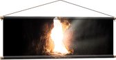 WallClassics - Textielposter - Licht aan het Einde van de Tunnel - 120x40 cm Foto op Textiel