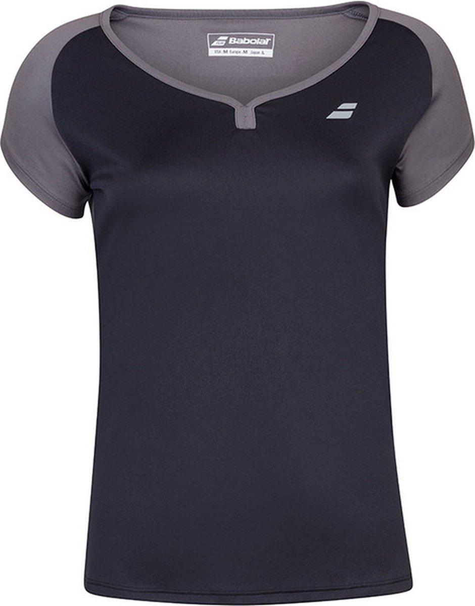 Babolat Play Cap Sleeve Top - sportshirts - zwart - Vrouwen
