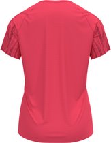 Odlo Essential Shirt Grapic Print Dames - sportshirts - roze - Vrouwen