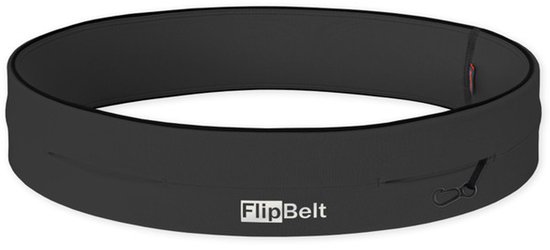 Foto: Flipbelt classic running belt hardloopriem voor telefoon water en meer unisex donkergrijs s
