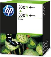HP 300XL - Inktcartridge / Zwart / 2-Pack (D8J43AE)