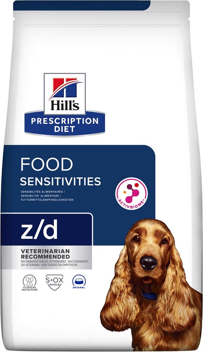 3 kg Original Canine Z/D Food Sensitivities Hill´s Prescription Diet Hondenvoer