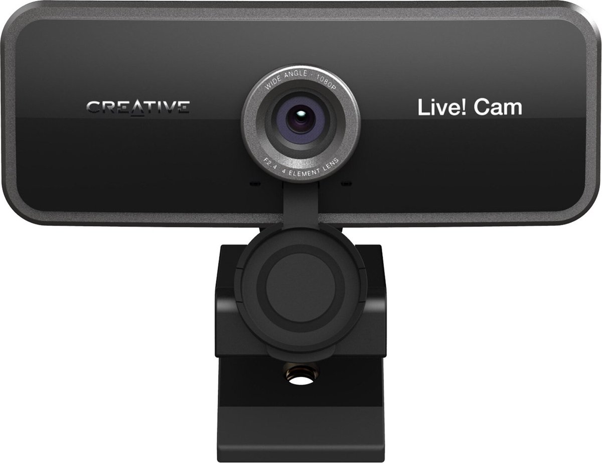 Creative Labs Live! Cam Sync 1080P V2 webcam 2 MP 1920 x 1080 Pixels USB 2.0 Zwart