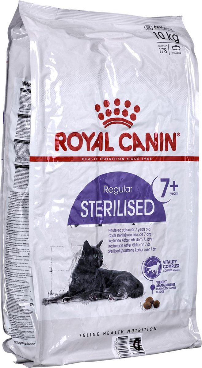Royal Canin Sterilised 7+ - Kattenvoer - 10 kg | bol.com