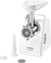 Bol.com Bosch MFW3910W - vleesmolen - 500W - Wit aanbieding