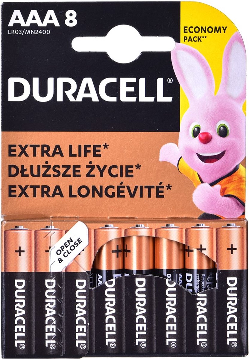 DURACELL Basic AAA/LR03 K8 batterij