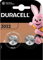 2 Duracell DL/CR 2032 knoopcel batterijen