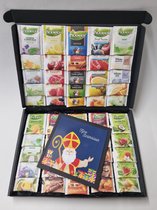 Mystery Card Pickwick Proeverij Pakket - Theepakket met 50 verschillende theesmaken – met Mystery Card ‘Fijne Sinterklaas’ met persoonlijke online (video)boodschap | Sinterklaas Cadeaubox