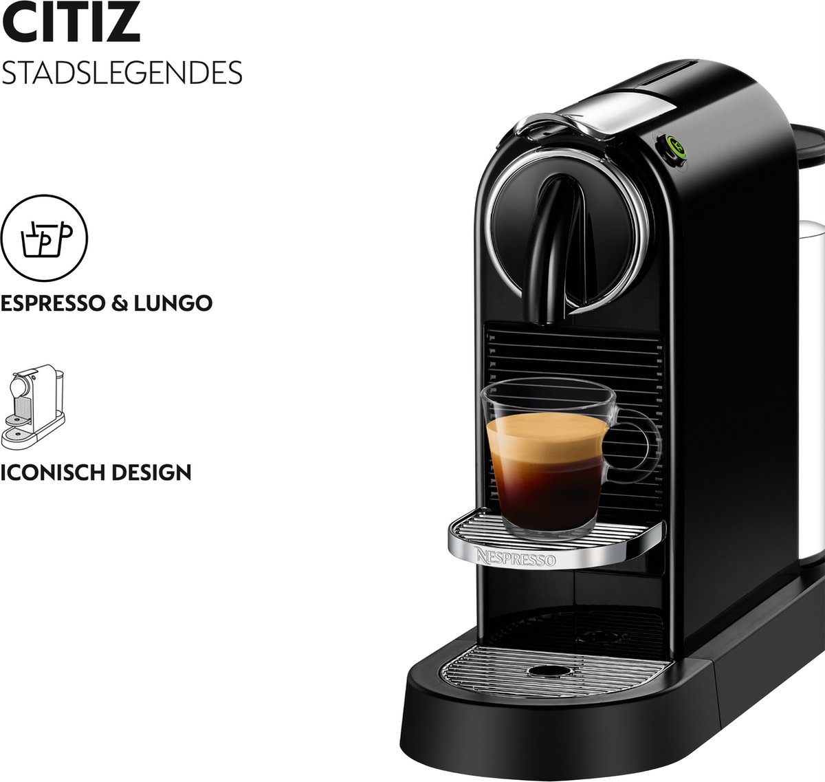 Aanbeveling Tonen Verstikken Nespresso Magimix CitiZ M195 - Machine à café - Limousine noire | bol.com