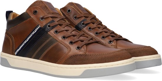 Gaastra Waller Mid Hoge sneakers - Leren Sneaker - Heren - Cognac - Maat 44  | bol.com