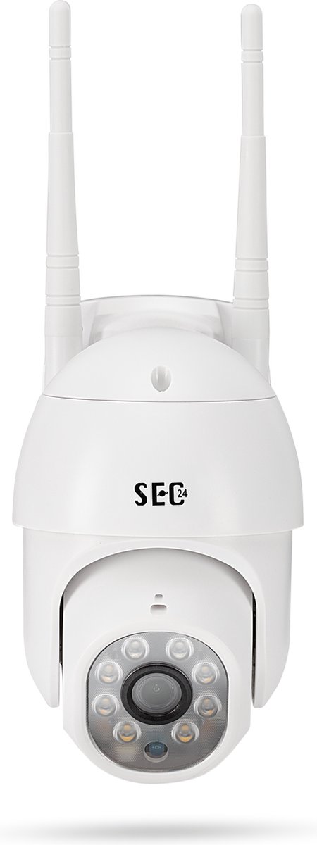SEC24 CAM216W Dome Camera wit - IP Camera draai- en kantelbaar voor buiten - FHD 1080P - Kleuren nachtzicht van SEC24 — afbeelding 5