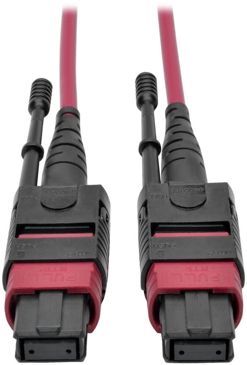 Tripp Lite N845-02M-12-MG Glasvezel kabel 2 m OM4 MPO/MTP Black,Magenta