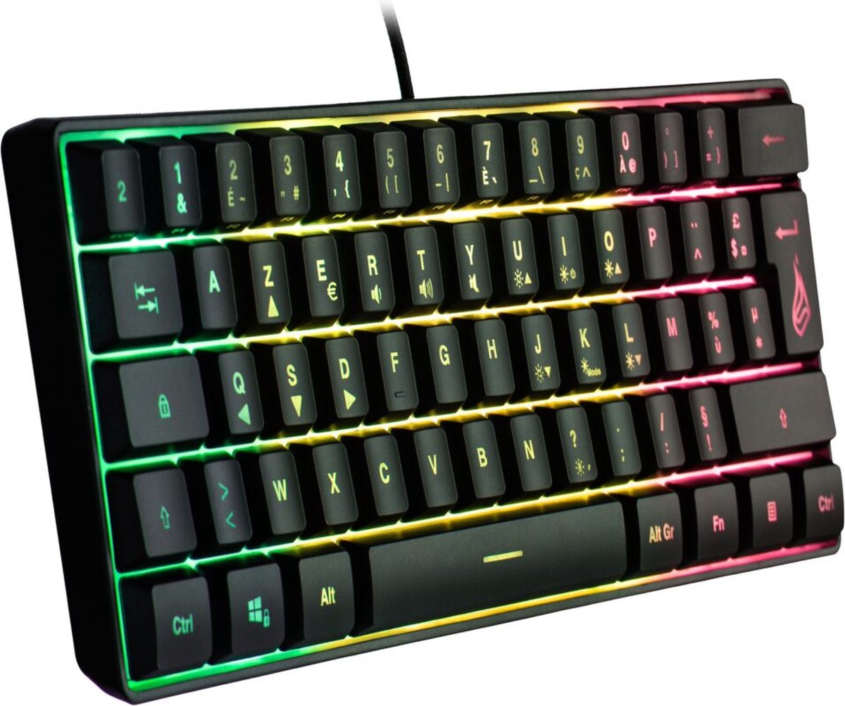 KingPin X1 60% RGB Gaming Keyboard QWERTZ (FR)