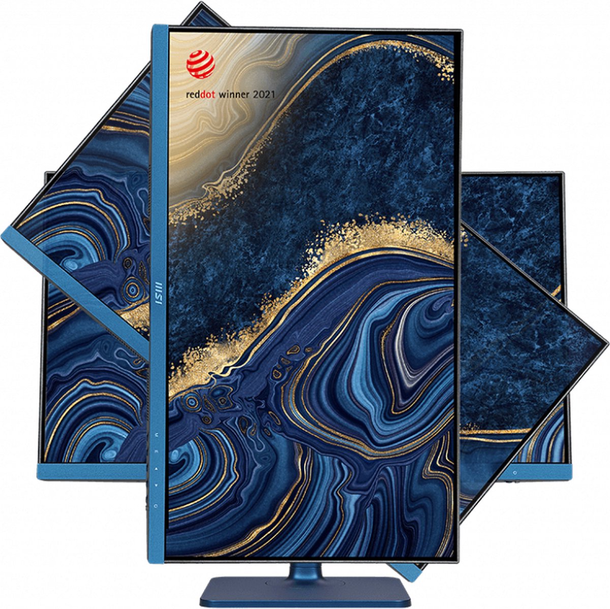 MSI Modern MD241P Ultramarine - Full HD LCD monitor - 24 inch Blauw