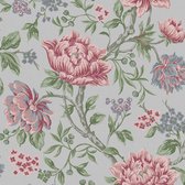 Laura Ashley Vliesbehang | Tapestry Floral Slate Grey - 10mx52cm