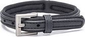Beeztees Balacron Ax – Halsband Hond – Kunstleer – Zwart – 24-30 cm x 10 mm