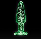 NS Novelties - FireFly Glass Plug Medium - Anal Toys Buttplugs Glow in the dark