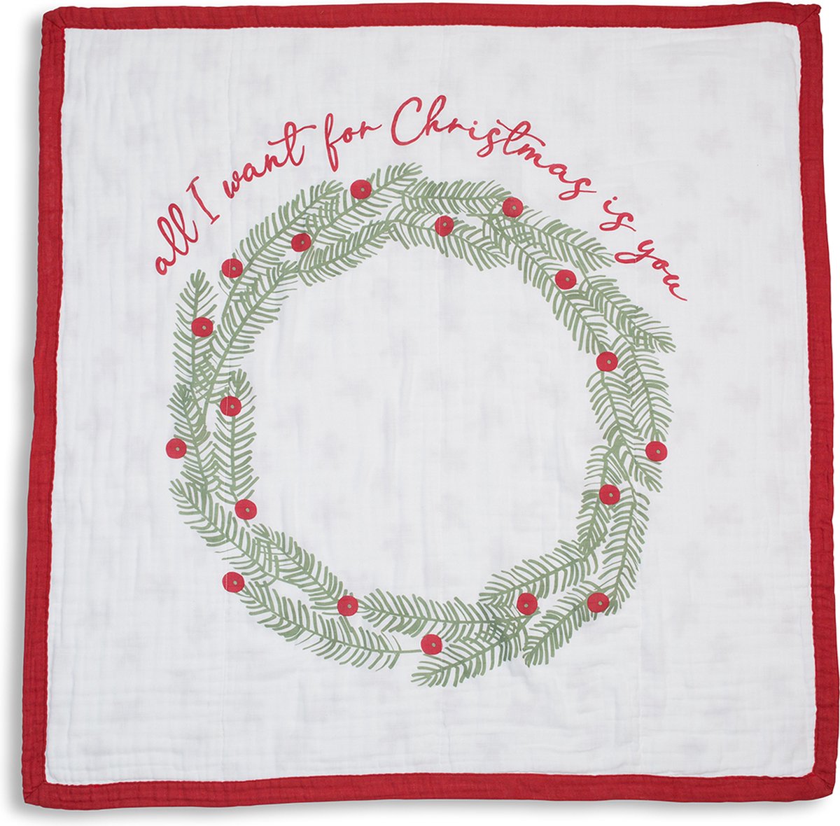 Lulujo Kerstmis Milestone Quilt - Peperkoekmannetje