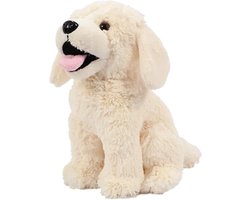 Pia Soft Toys Labrador hond - pluche knuffel - beige - 20 cm