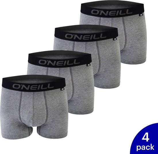 4-Pack O'Neill Premium Heren Boxershorts 900002-6868 - Antraciet - Maat XXL