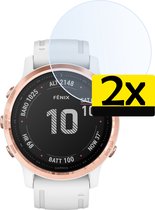 Screenprotector Geschikt voor Garmin Fenix 6s Pro Screenprotector Bescherm Glas Screen Protector - Screenprotector Geschikt voor Garmin Fenix 6s Pro Gehard Glas - 2 Stuks