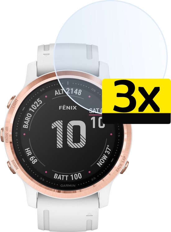 Protecteur d'écran Garmin Fenix 6s Pro Tempered Glass de protection -  Protecteur