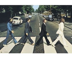 The Beatles poster - Abbey Road - Let it Be - John Lennon - Paul - George - Ringo - Londen - 61 x 91.5 cm